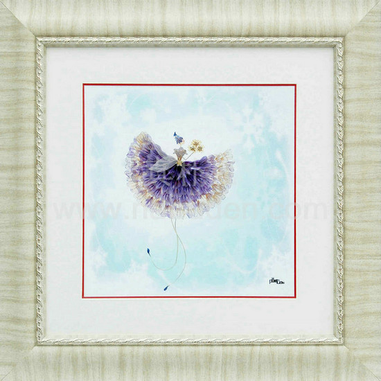 押花装饰画SF5555-904花仙子