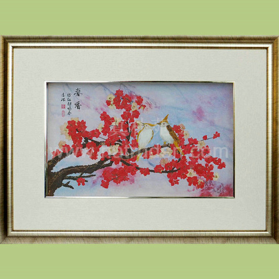 押花装饰画SC6080-401春香红雨