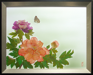 押花装饰画SC4050-3101牡丹盛开