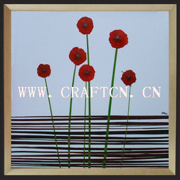 押花装饰画SF5555-1101小红花
